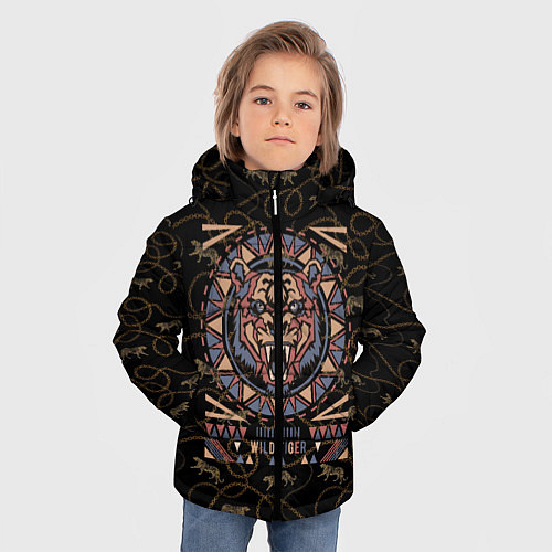 Зимняя куртка для мальчика WILD TIGER / 3D-Светло-серый – фото 3