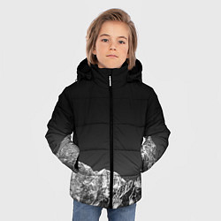 Куртка зимняя для мальчика ГОРЫ В МОЕМ СЕРДЦЕ КАМУФЛЯЖ, цвет: 3D-черный — фото 2