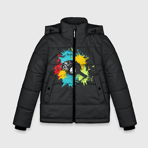 Зимняя куртка для мальчика Пинг-понг / 3D-Светло-серый – фото 1
