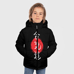 Куртка зимняя для мальчика Айкидо, цвет: 3D-черный — фото 2