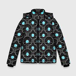 Куртка зимняя для мальчика Жемчужина моря, цвет: 3D-черный