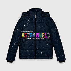 Куртка зимняя для мальчика Astroworld, цвет: 3D-черный