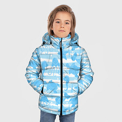 Куртка зимняя для мальчика Морские жители, цвет: 3D-черный — фото 2