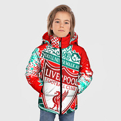 Куртка зимняя для мальчика LIVERPOOL ЛИВЕРПУЛЬ, цвет: 3D-черный — фото 2