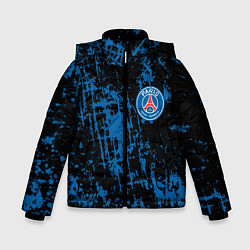 Куртка зимняя для мальчика Пари Сен-Жермен Paris Saint-German, цвет: 3D-черный