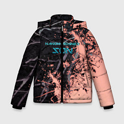 Куртка зимняя для мальчика MGR - Nanomachines Son, цвет: 3D-черный