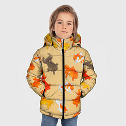 Куртка зимняя для мальчика Рыбки, цвет: 3D-черный — фото 2