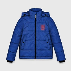 Куртка зимняя для мальчика Выездная форма Сборной Англии, цвет: 3D-черный