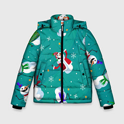 Зимняя куртка для мальчика РазНые Снеговики