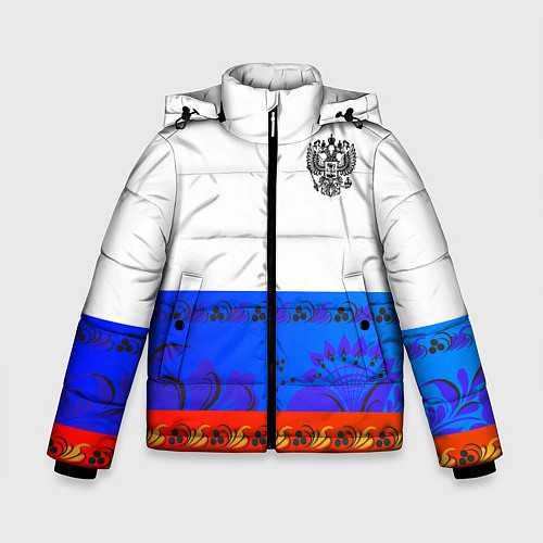 Зимняя куртка для мальчика Russia 3 / 3D-Светло-серый – фото 1