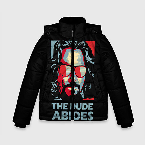 Зимняя куртка для мальчика The Dude Abides Лебовски / 3D-Красный – фото 1
