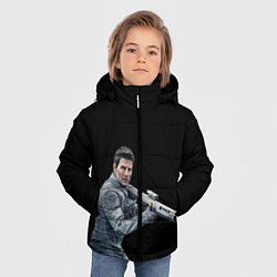 Куртка зимняя для мальчика Том Круз, цвет: 3D-светло-серый — фото 2