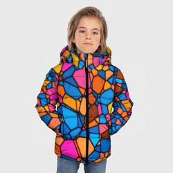Куртка зимняя для мальчика Mosaic, цвет: 3D-светло-серый — фото 2