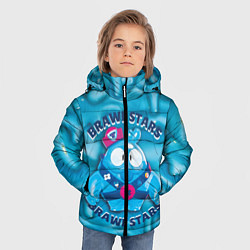 Куртка зимняя для мальчика Скуик и слизь, цвет: 3D-черный — фото 2