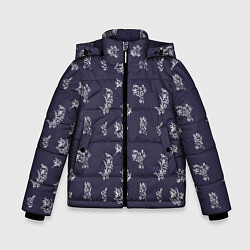 Куртка зимняя для мальчика White Plant, цвет: 3D-черный