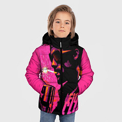 Куртка зимняя для мальчика Тайлер Дёрден с динамитом, цвет: 3D-красный — фото 2