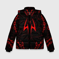 Куртка зимняя для мальчика SUKUNA ИТАДОРИ, цвет: 3D-черный