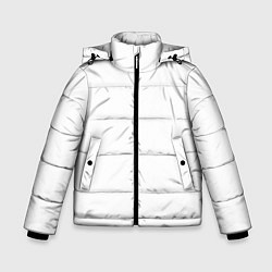 Куртка зимняя для мальчика Герб города Нитроэмальск, цвет: 3D-черный