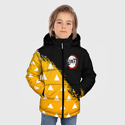 Куртка зимняя для мальчика КОСТЮМ ЗЕНИЦУ ZENITSU KNY, цвет: 3D-черный — фото 2
