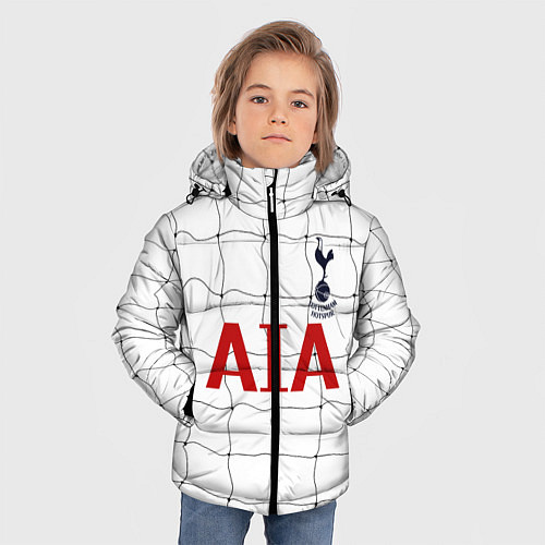Зимняя куртка для мальчика Тоттенхем Лондон / 3D-Светло-серый – фото 3
