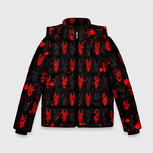 Зимняя куртка для мальчика DEAD SPACE МЁРТВЫЙ КОСМОС / 3D-Красный – фото 1