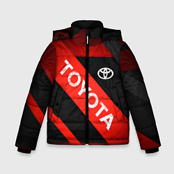 Куртка зимняя для мальчика TOYOTA LINES, цвет: 3D-черный