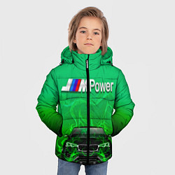 Куртка зимняя для мальчика BMW GREEN STYLE, цвет: 3D-черный — фото 2
