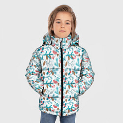 Куртка зимняя для мальчика Морозная Зимняя Свежесть, цвет: 3D-черный — фото 2