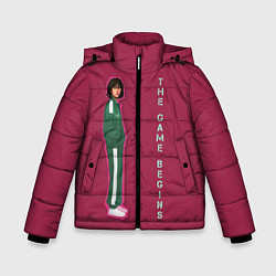 Куртка зимняя для мальчика Сэ Бёк, цвет: 3D-черный