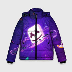 Куртка зимняя для мальчика МАРШМЕЛЛО В КОСМОСЕ MARSHMELLO MUSIC SPACE, цвет: 3D-черный