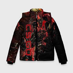 Куртка зимняя для мальчика CS GO SPECIAL OPERATION RED ALERT SKIN КС ГО КРАСН, цвет: 3D-черный