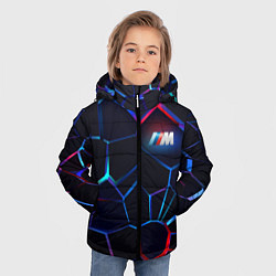Куртка зимняя для мальчика BMW SPORT 3D плиты, цвет: 3D-черный — фото 2