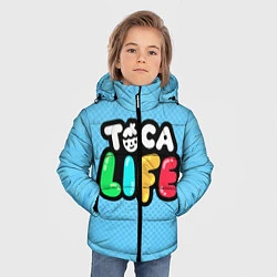 Куртка зимняя для мальчика Toca Life: Logo, цвет: 3D-черный — фото 2