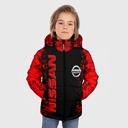 Куртка зимняя для мальчика NISSAN RED, цвет: 3D-черный — фото 2
