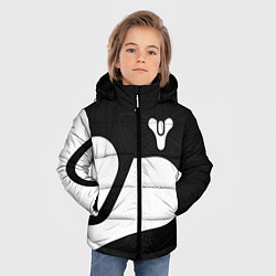 Куртка зимняя для мальчика DESTINY 2 LOGO WHITE, цвет: 3D-красный — фото 2