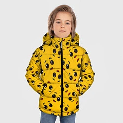 Куртка зимняя для мальчика FORTNITE BANANA FACE PATTERN ФОРТНАЙТ ЛИЦО БАНАНА, цвет: 3D-светло-серый — фото 2
