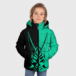 Куртка зимняя для мальчика СПЛИТ МАСКА СЯО, цвет: 3D-красный — фото 2