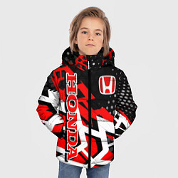 Куртка зимняя для мальчика Honda Хонда, цвет: 3D-черный — фото 2