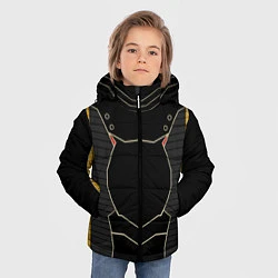 Куртка зимняя для мальчика КИБЕРНЕТИЧЕСКИЙ КОСТЮМ CYBER UNIFORM, цвет: 3D-черный — фото 2
