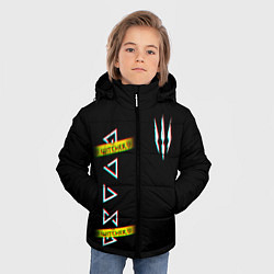Куртка зимняя для мальчика The Witcher: Glitch, цвет: 3D-черный — фото 2