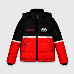 Куртка зимняя для мальчика Toyota Два цвета, цвет: 3D-черный