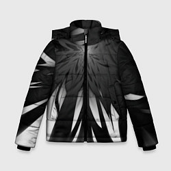 Куртка зимняя для мальчика Абстракция 353-3, цвет: 3D-черный