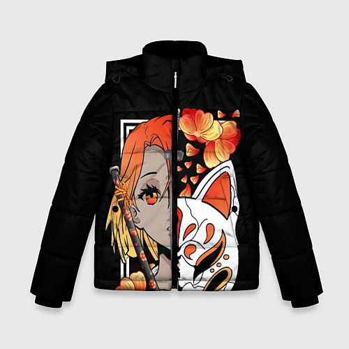 Зимняя куртка для мальчика Samurai girl / 3D-Красный – фото 1