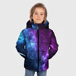 Куртка зимняя для мальчика NEON GALAXY НЕОНОВЫЙ КОСМОС, цвет: 3D-черный — фото 2