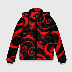Куртка зимняя для мальчика ДРАКОН ДРАКЕНА ТОКИЙСИКИЕ МСТИТЕЛИ, цвет: 3D-красный