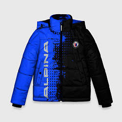 Зимняя куртка для мальчика Alpina Blue and Black