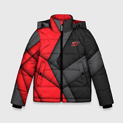 Куртка зимняя для мальчика ST FORD спина, цвет: 3D-черный