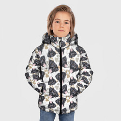 Куртка зимняя для мальчика Лабрадор чёрный, цвет: 3D-светло-серый — фото 2