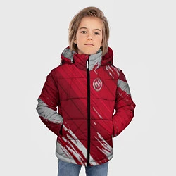 Куртка зимняя для мальчика Red Silver Buick, цвет: 3D-красный — фото 2