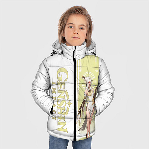 Зимняя куртка для мальчика НИН ГУАН NIN GUAN / 3D-Светло-серый – фото 3